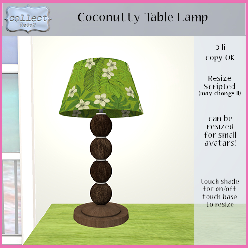 Coconutty Lamp - { collect }