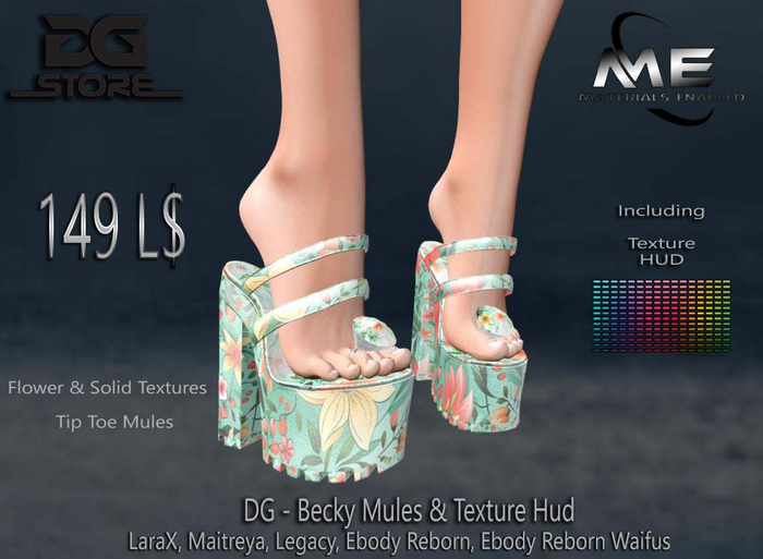 DG - Becky Mules & Texture Hud - Unpacker