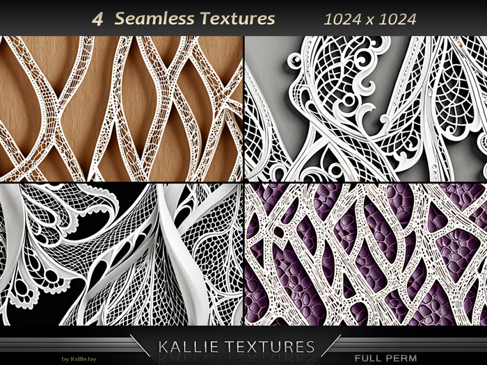 Second Life Marketplace - KJ Solid White Lace Seamless