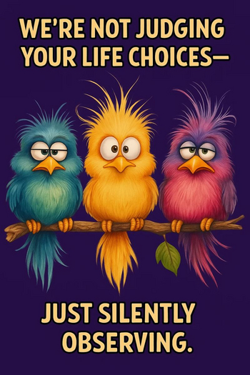 Fantasy birds meme poster 4