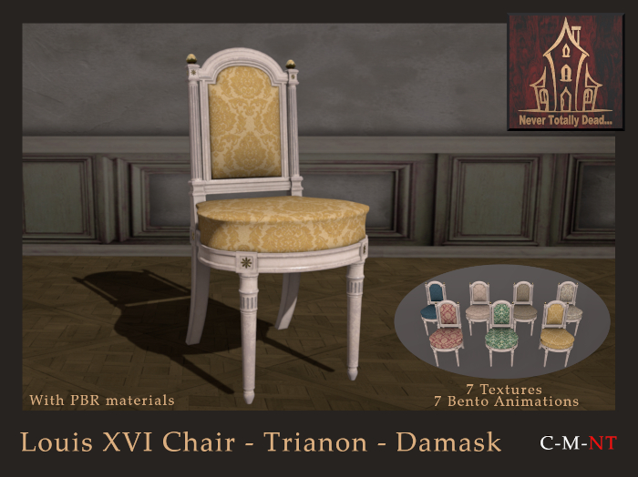 Trianon chairs - Damask