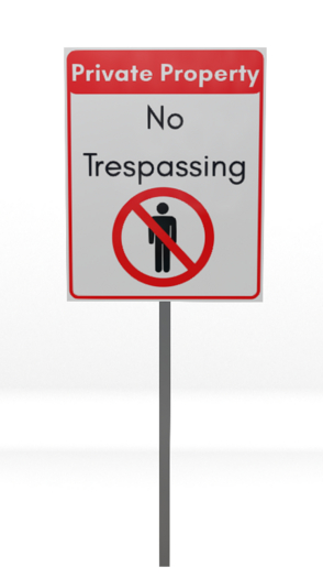 No Trespassing Sign