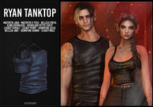 AsteroidBox. Ryan Tank Top - Blue