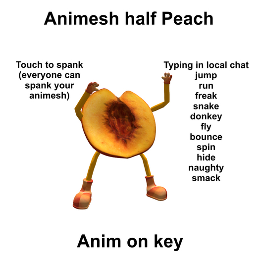 Animesh half Peach (anim on key)