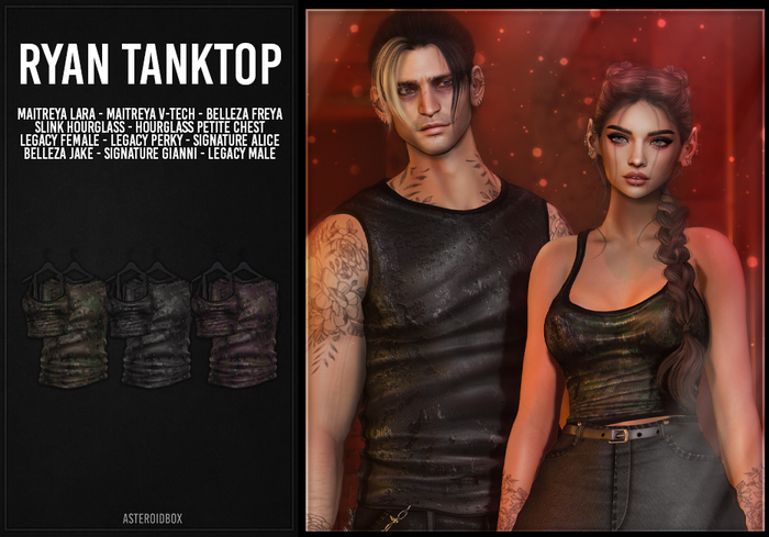 AsteroidBox. Ryan Tank Top - Camo Pack