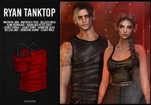 AsteroidBox. Ryan Tank Top - Cherry