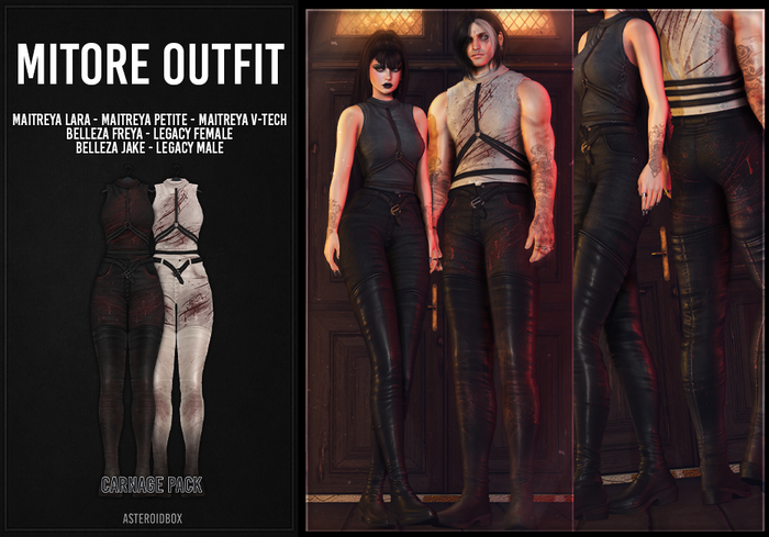 AsteroidBox. Mitore Outfit - Carnage Pack