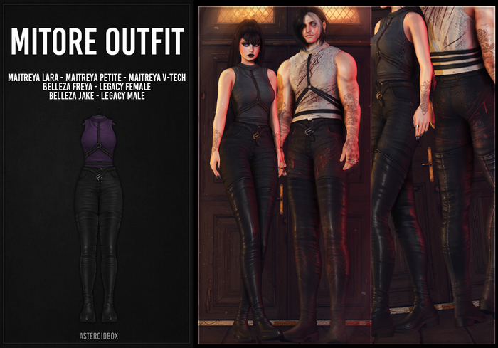 AsteroidBox. Mitore Outfit - Purple
