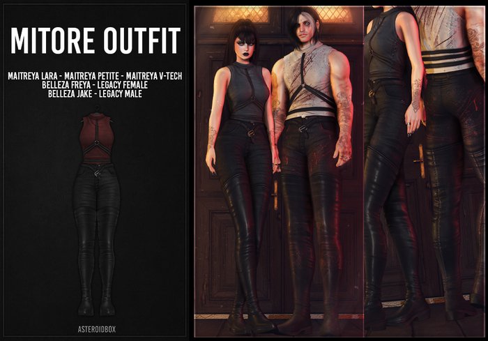 AsteroidBox. Mitore Outfit - Red