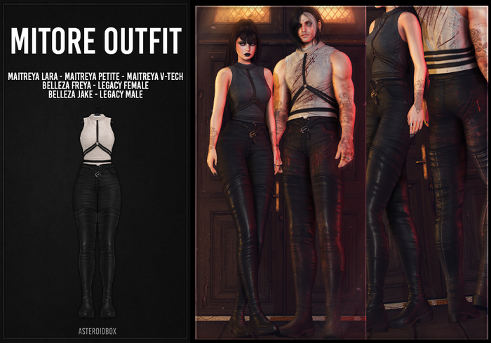 AsteroidBox. Mitore Outfit - White