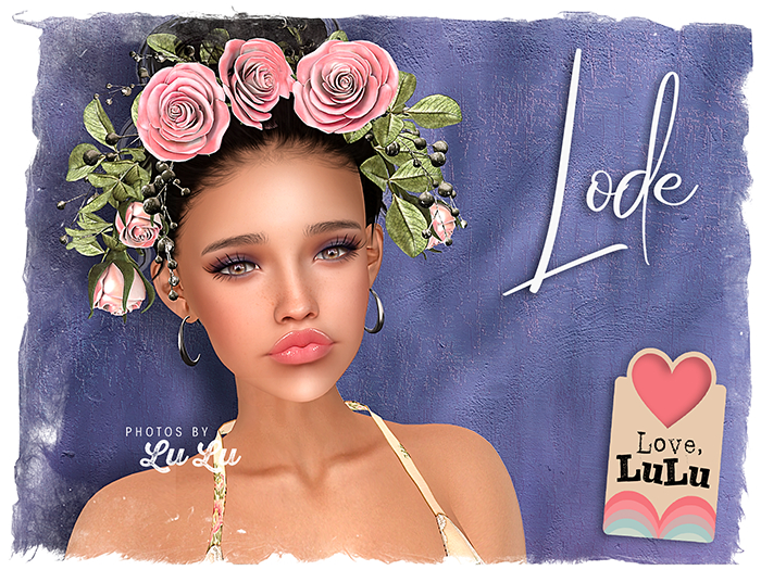 *LODE* Head Accessory - Tea Rose [pink]