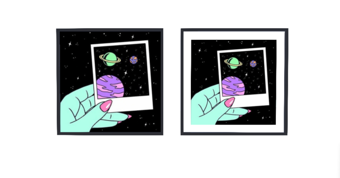 Framed Space Pic Art