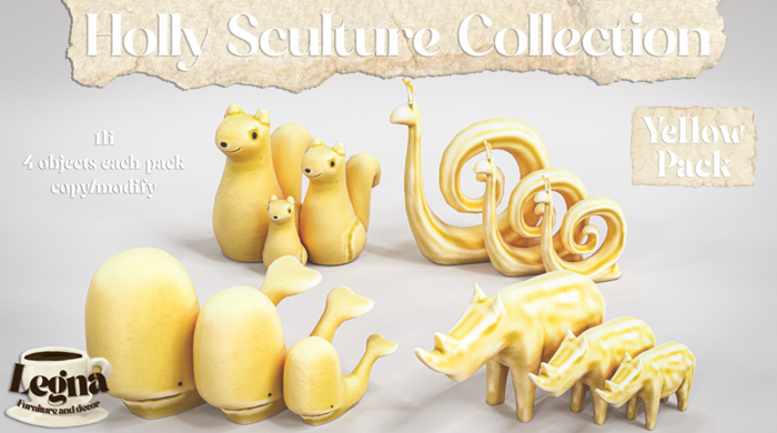 - Legna - Holly Sculture Collection (Yellow Pack)