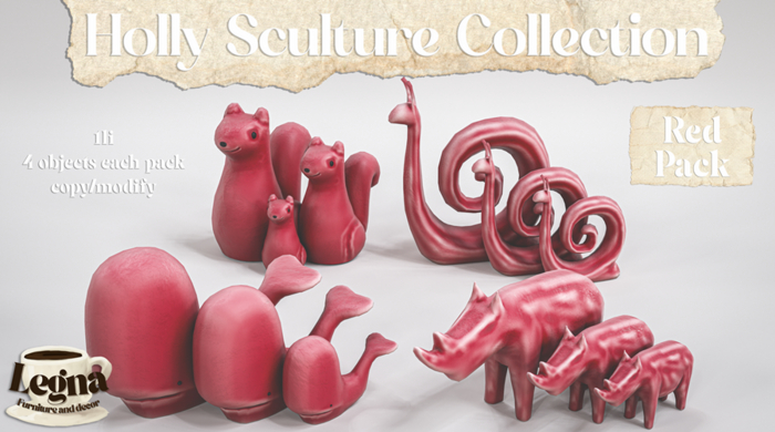 - Legna - Holly Sculture Collection (Red Pack)