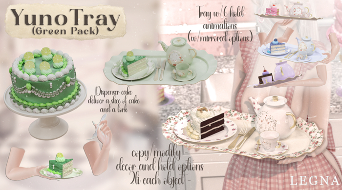 - Legna - Yuno Tray (Green Set)