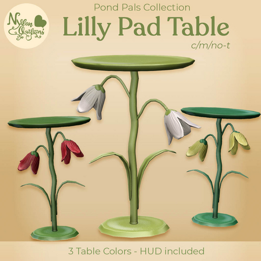 (NO) Pond Pals Collection - Lilly Pad Table