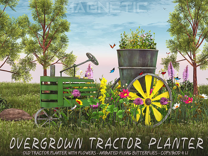 Magnetic - Overgrown Tractor Planter