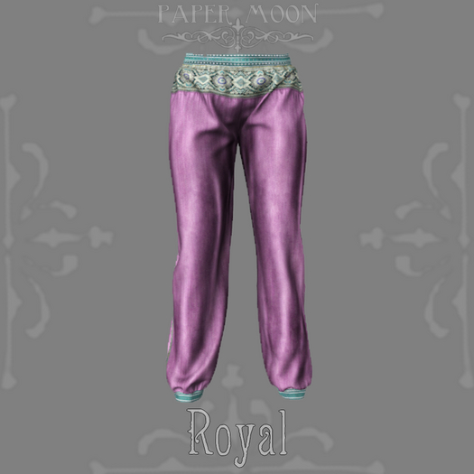 *pm* Daljeet Harem Pants: Royal