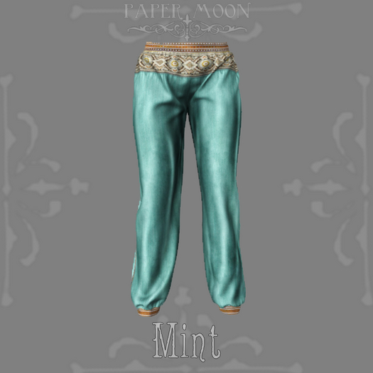 *pm* Daljeet Harem Pants: Mint