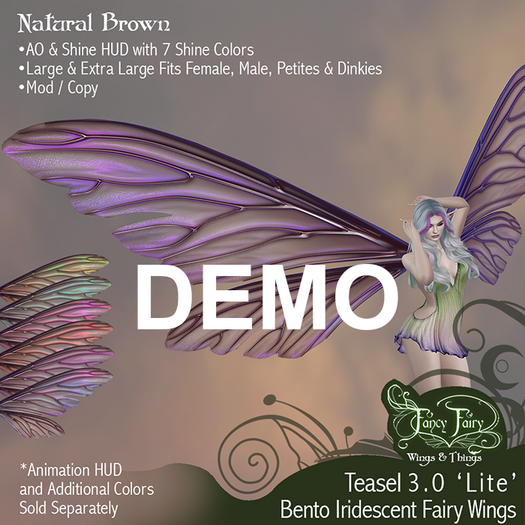 DEMO for Teasel Fairy Wings 3.0 LITE