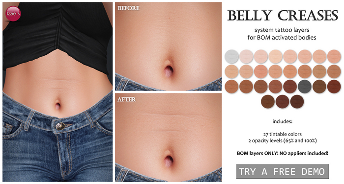 Izzie's - DEMO Belly Creases