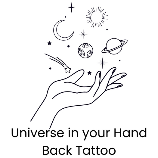 Universe in your Hand (Back Tattoo)