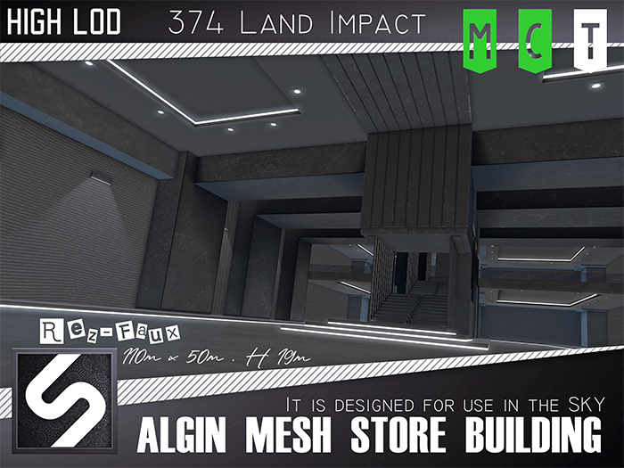 [SARAC BW] ALGIN Mesh Store Building 