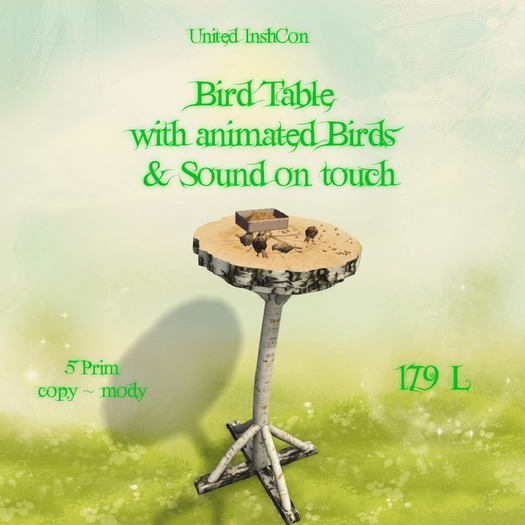 *UI* Bird Table with animated Birds v