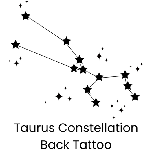 Taurus Constellation (Back Tattoo)