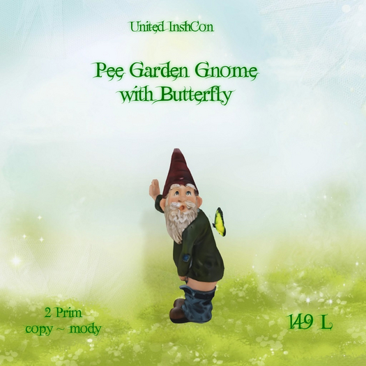 *UI* Pee Gnome with Butterfly v
