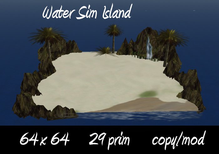 64x64 Water Sim island