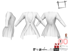 One Button Closed Open Front Short Cardigan Style Jacket Slink, Maitreya 5.3 LaraX, Belleza, Legacy, Ebody Reborn 