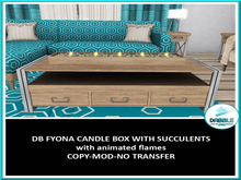 DB FYONA CANDLE BOX WITH SUCCULENTS add me