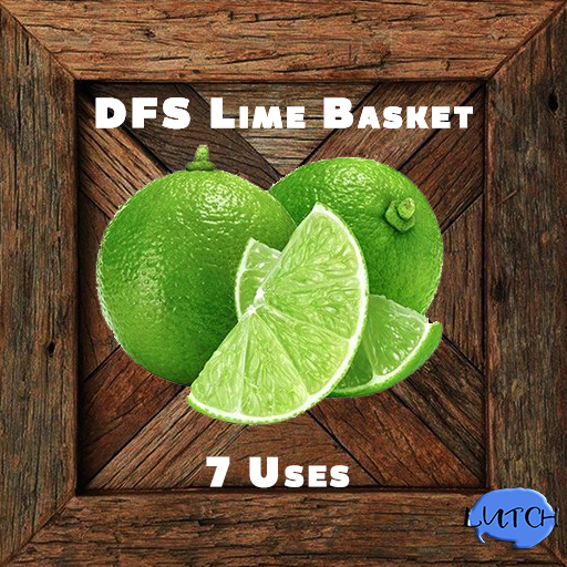 DFS Lime Basket  x10  (bulk)