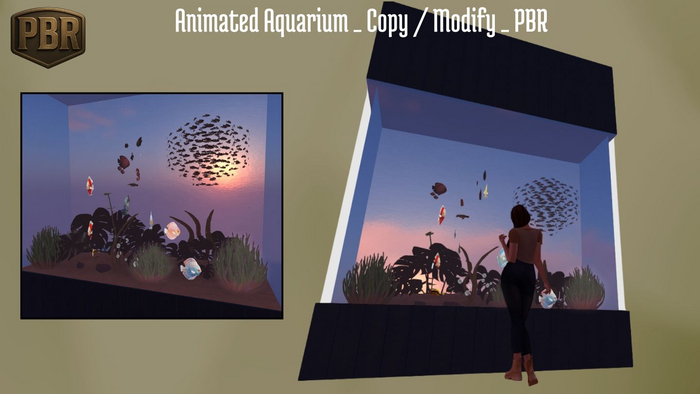 Animated Aquarium _ Copy / Modify _ PBR