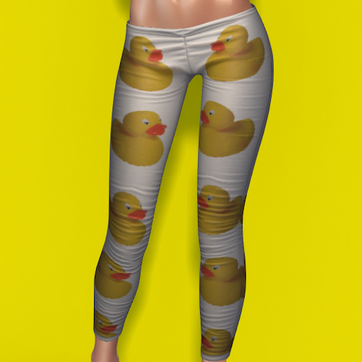 Simple Leggings One Pixel Duck