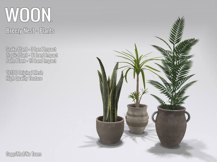 WOON. - Breezy Nest - Plants