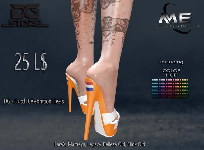 DG - Dutch Celebration Heels & Color Hud - Unpacker