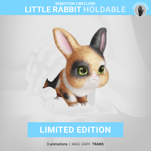 SEmotion Libellune Little Rabbit Holdable LIMITED