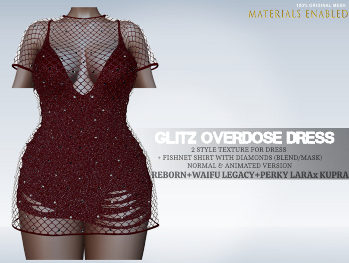 iS Glitz Overdose Dress RED [add me]