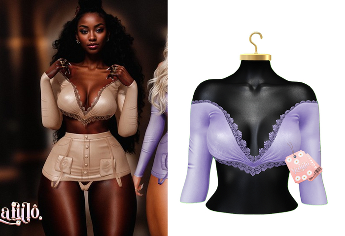 Via Fulo Malika Top Lilas
