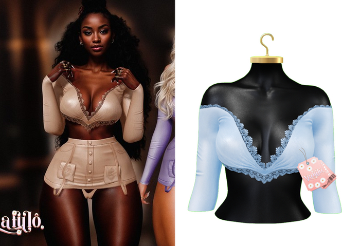 Via Fulo Malika Top Blue