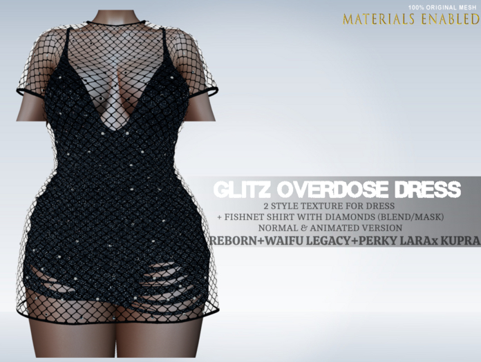 iS Glitz Overdose Dress BLACK [add me]