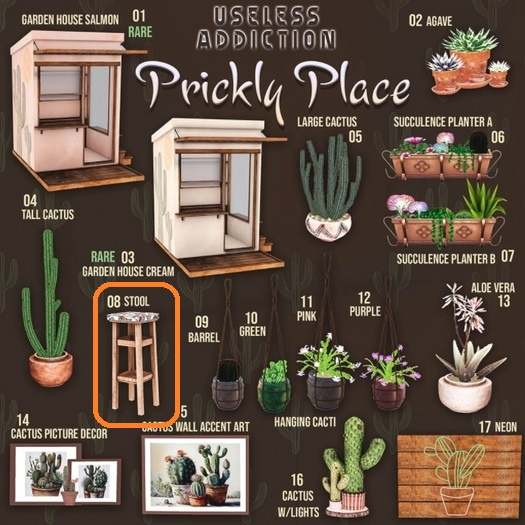 08 UA: Prickly Place - Stool Box