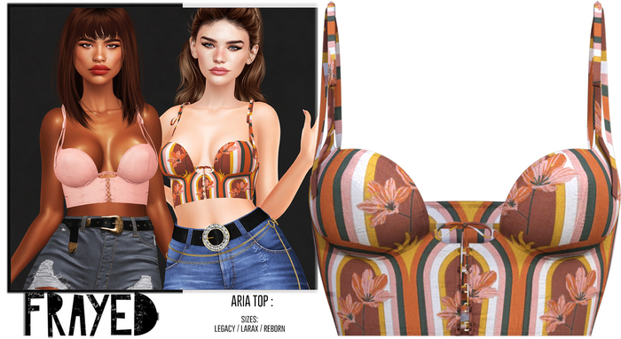 Frayed - Aria Top - Boho