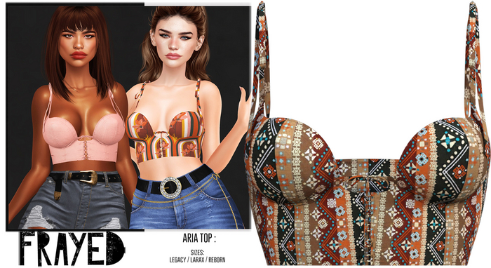 Frayed - Aria Top - Gypsy