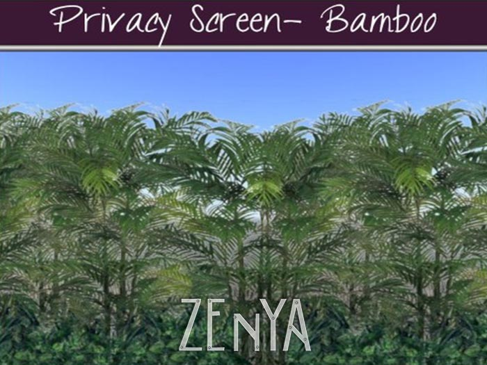 privacy screen - Bamboo 