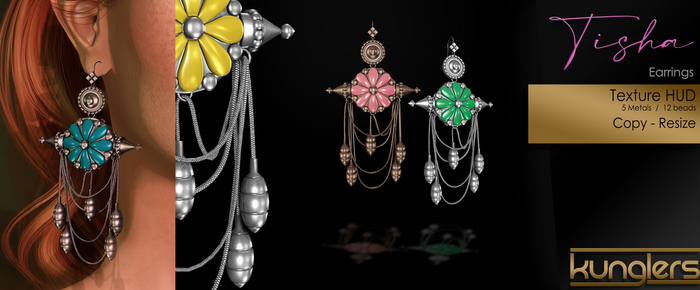KUNGLERS - Tisha earrings DEMO