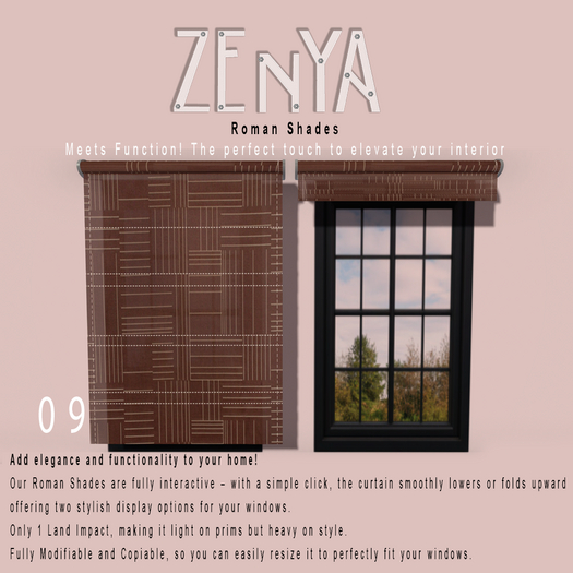 ZENYA - Roman Shades 09 