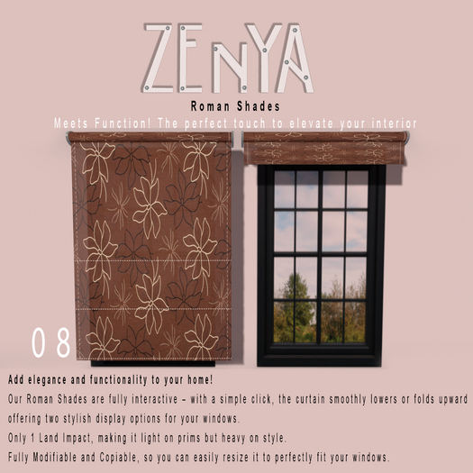 ZENYA - Roman Shades 08 